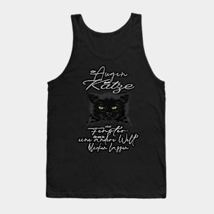 Cute Black Cat Saying Cats Lover Tank Top